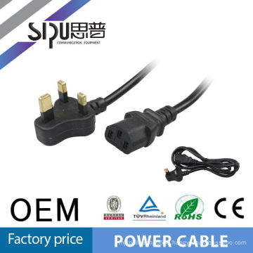 SIPU ac 3 pin 2.5a 250v power cord for kettle in south american